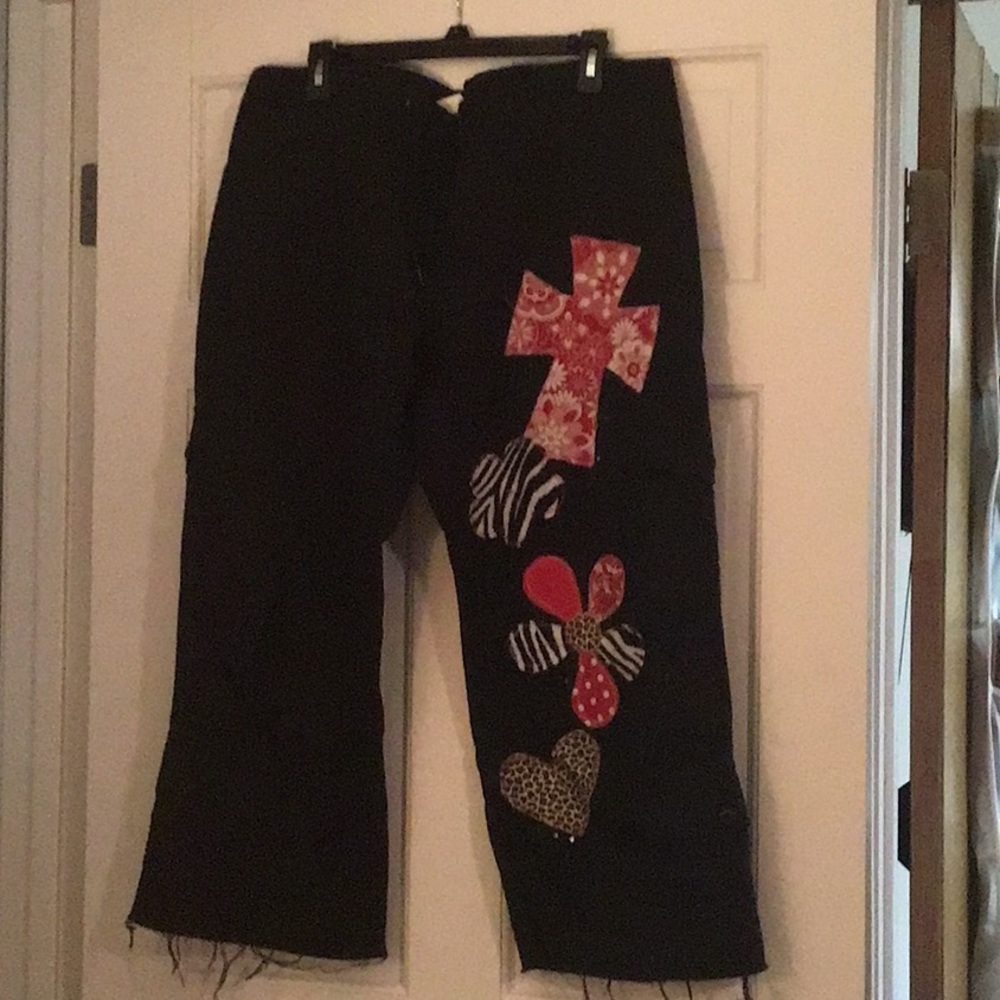 Black cargo pants